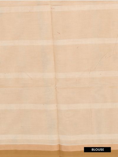 GraceCharm Kovai Cotton Floral Butta Ornamental Leaf Pallu Saree
