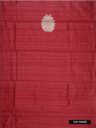 Graceful Essence Timeless Classic Maroon Tusseer Dress Material