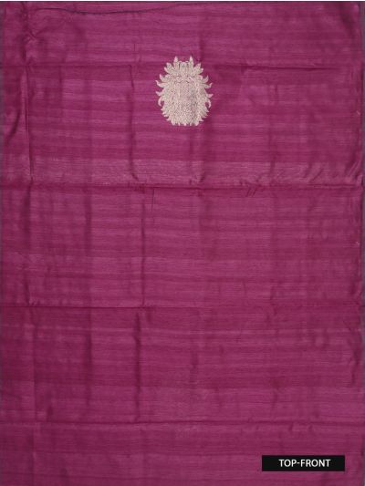 Graceful Essence Timeless Classic Amaranth Magenta Tusseer Dress Material