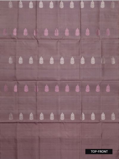 Graceful Essence Timeless Classic Premium Dusty Mauve Pure Silk Ethnic Dress Material