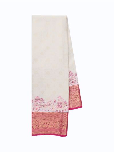Gracecharm Gift Art Silk Crafted Using Metallic Threads Woven Zari Weaving Saree