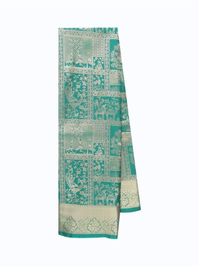 Gracecharm Gift Art Silk Jacquard Zari Weaving Gold Metallic Threads Zari Saree