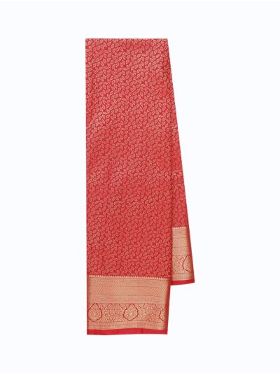 Gracecharm Gift Art Silk leaf Motifs Patterns Intricately Woven Gold Zari Saree
