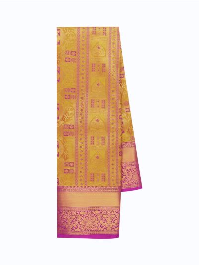 Gracecharm Gift Art Silk Natural Luster Zari Metallic Thread Weaving Saree