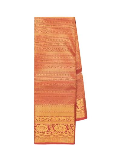 Gracecharm Gift Art Silk Intricate Metallic Horizontally Across Thread Gold Zari Weave Saree