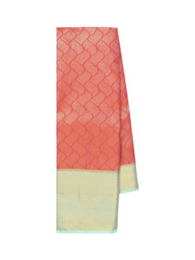 Gracecharm Gift Art Silk Curved Grid Lines Across Contrast Gold Zari Border Saree