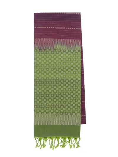 Gracecharm Elegant Pure Soft Silk Traditional Horizontal Stripes Saree