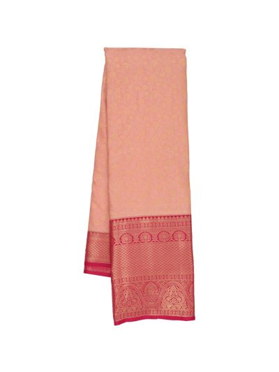GraceCharm Art Silk Floral Jaal with Diamond Lattice Floral Scroll Pallu Saree