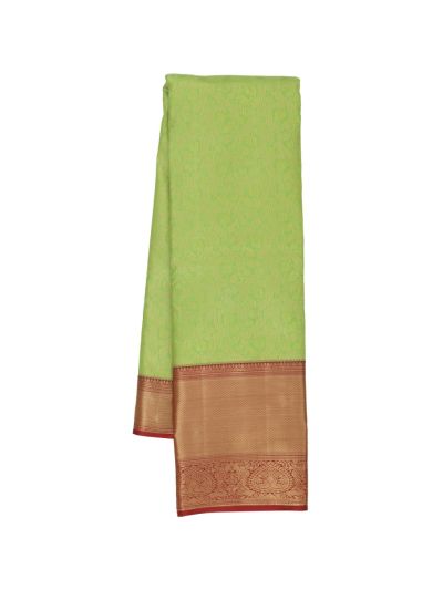 GraceCharm Art Silk Ornamental Floral Jaal with Diamond Lattice Pallu Saree
