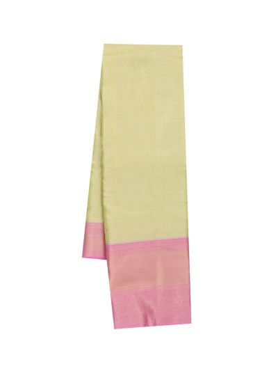 GraceCharm Art Silk Floral with Contrast Border Saree