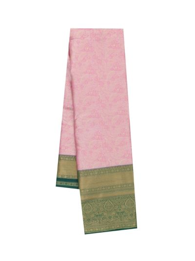 GraceCharm Art Silk Floral with Diamond Lattice Pallu Saree