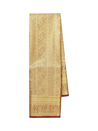 Gracecharm Gift Art Silk floral jaal intricate vine Pallu Saree