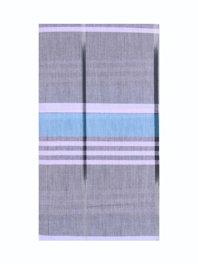Men’s Intersecting Stripes Checkered Pattern Cotton Lungi