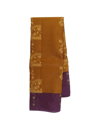 Gracecharm Art Soft Silk Floral Arch Butta with Diamond Pallu Saree