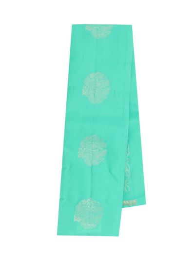 Gracecharm Art Soft Silk Floral Butta with Lattice Zari Pallu Saree