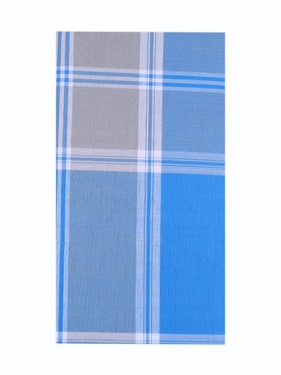 Men’s Premium Cotton Horizontal Striped Border Checkered Lungi