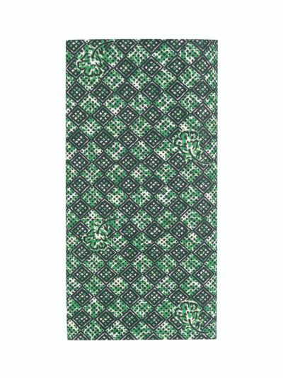 Men’s Premium Geometric Grid Print Cotton Lungi