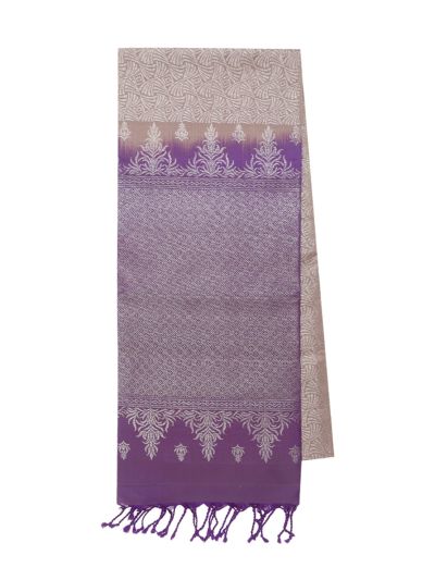 Gracecharm Elegant Soft Silk intricately Woven Floral Jaal Saree