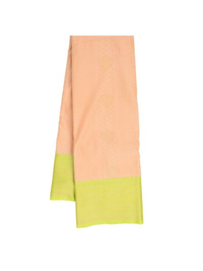 GraceCharm Art Silk Striped Butta with Medallion Pallu Saree