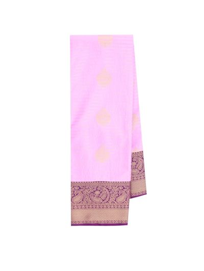 GraceCharm Art Silk Butta with Paisley Jaal Pallu Saree