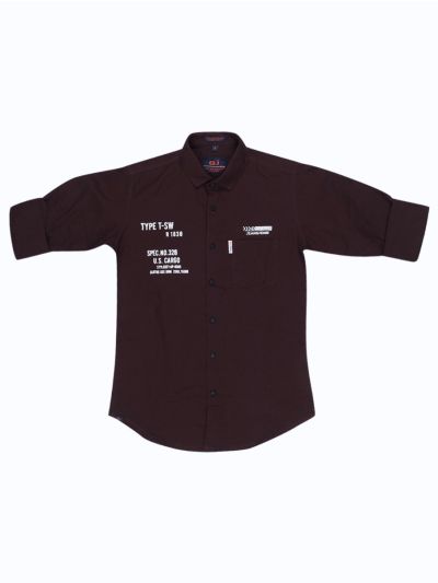 Gracecharm Boys Cotton Casual Full Sleeve Shirt
