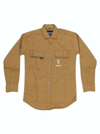 Gracecharm Boys Cotton Casual Full Sleeve Shirt