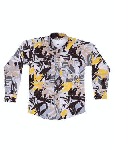 Gracecharm Boys Cotton Casual Full Sleeve Shirt
