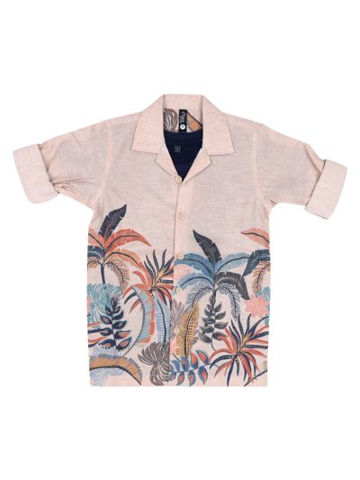 Gracecharm Boys Cotton Casual Full Sleeve Shirt