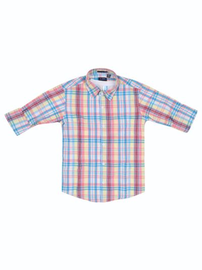 Gracecharm Boys Cotton Casual Full Sleeve Shirt