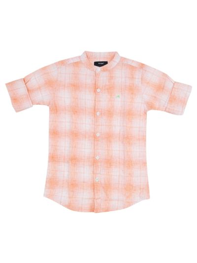 Gracecharm Boys Cotton Casual Full Sleeve Shirt