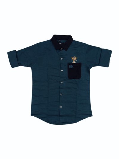 Gracecharm Boys Cotton Casual Full Sleeve Shirt