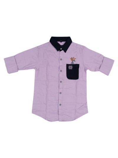 Gracecharm Boys Cotton Casual Full Sleeve Shirt