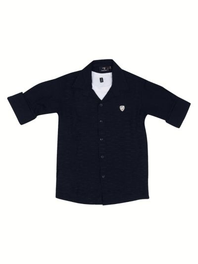 Gracecharm Boys Rayon Casual Full Sleeve Shirt
