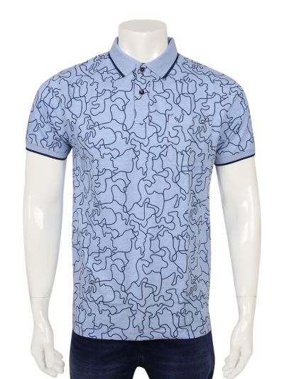 Classic Polo Men’s Premium Cotton Collar Half Sleeve Casual T-Shirt