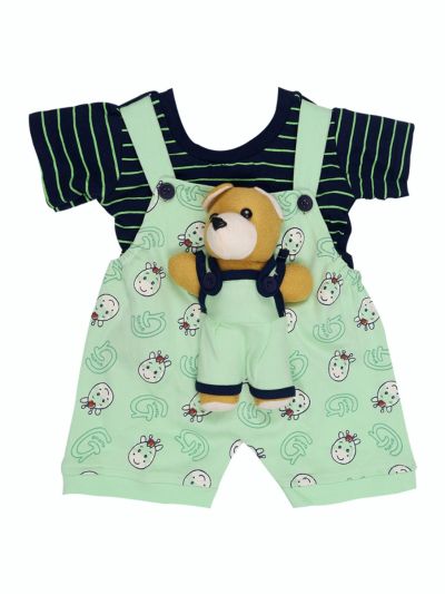 Graceful Essence Readymade Dungaree Set for Baby Boy