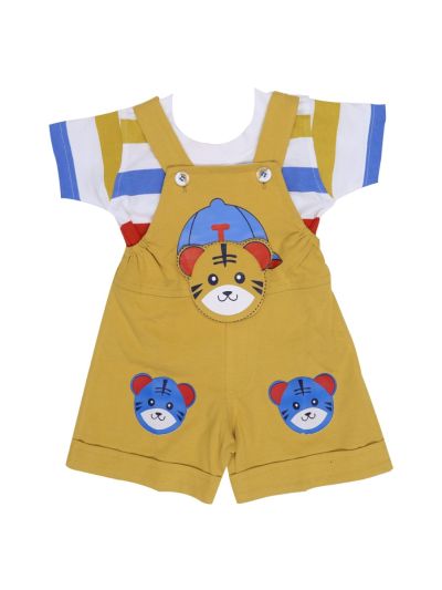 Graceful Essence Readymade Dungaree Set for Baby Boy