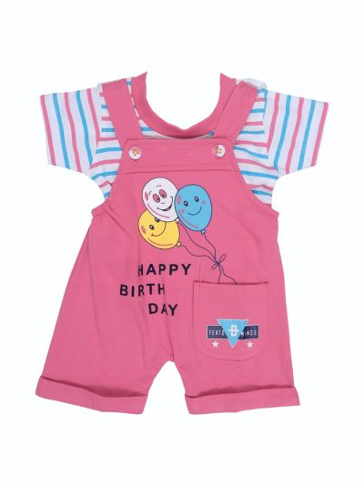 Graceful Essence Readymade Dungaree Set for Baby Boy