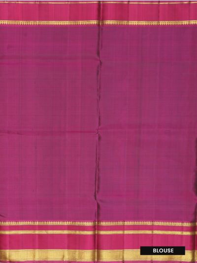 Kanmanie Pure Soft Silk Striped Butta Design with 8 Inch Jacquard Border Saree