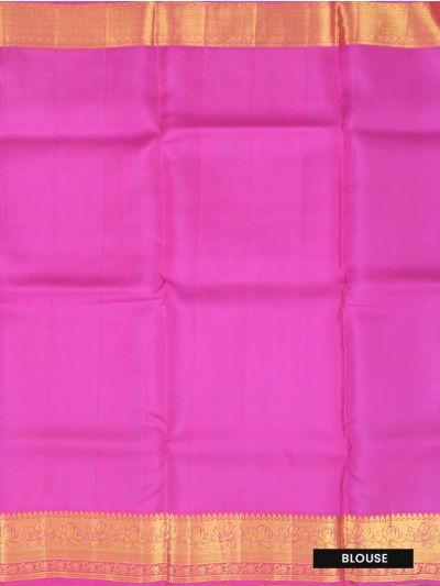 Kanmanie Wedding Silk Floral Leaf Jaal with 5 Inch Jacquard Border Saree