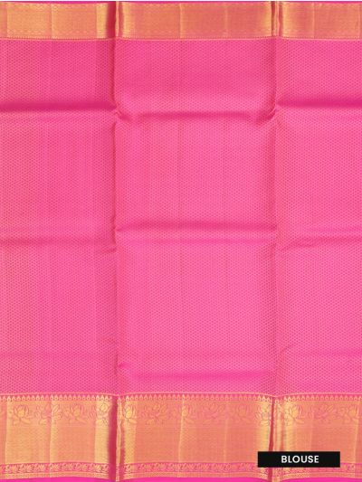 Kanmanie Wedding Silk Floral Leaf Jaal with 5 Inch Jacquard Border Saree