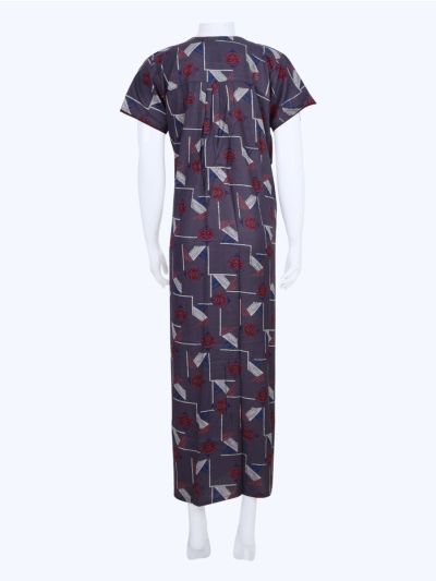 EasyCharm Alpine Printed Women’s Nighty – Soft and Relaxed Comfort