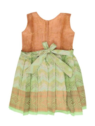 Graceful Essence Art Silk Readymade Girls Frock