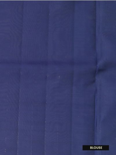 Kanmanie Tissue Silk Floral Motif with 6 Inch Jacquard Contrast Floral Border Saree