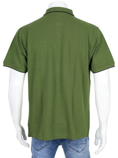 Classic Polo Men’s Premium Cotton Collar Half Sleeve Casual T-Shirt