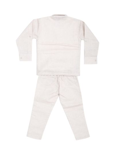 Gracecharm Boys Cotton Printed Shirt and Pants Set