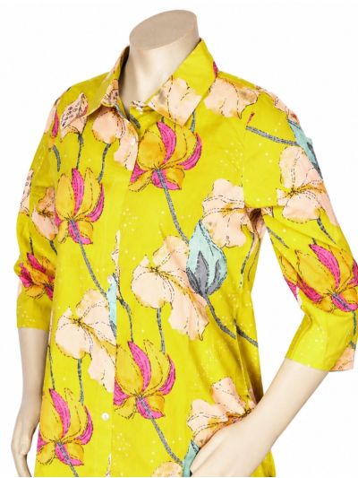 Kanmanie Elegant Floral Printed Kurta Set