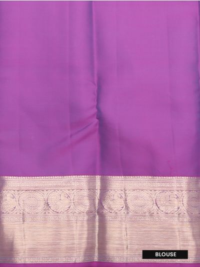 Vivaha Pure Silk Kanchipuram Wedding Jacquard Floral Motif with Zari Border Saree