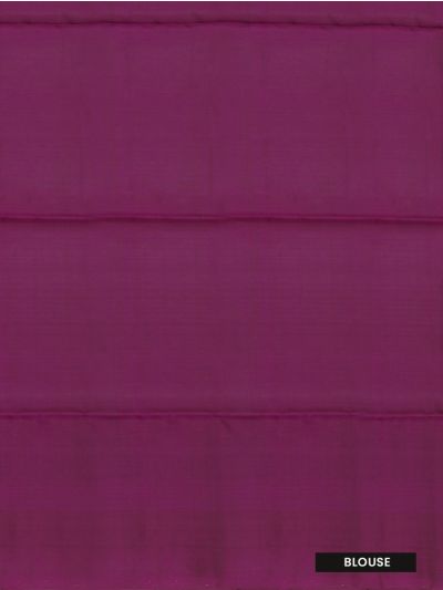 Gracecharm Elegant Pure Soft Silk Floral Motif Contrast Border Saree