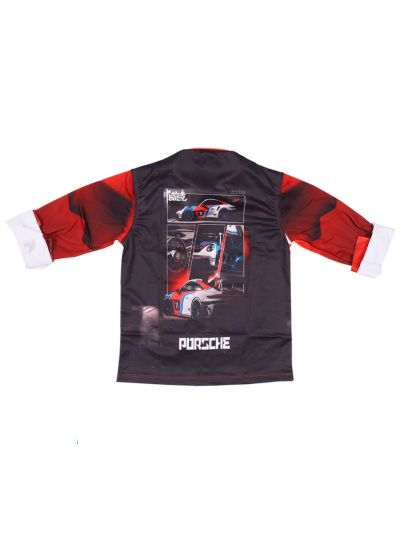 Gracecharm Boys Lycra Casual Full Sleeve Shirt