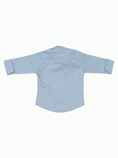 Gracecharm Boys Cotton Casual Shirt and Pant Set